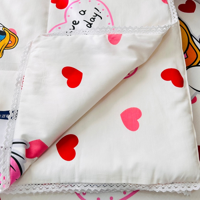 91家纺网 家纺一手货源 找家纺 小虾米 2023新款卡通系列全棉夏被 黛西公主