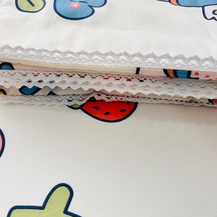 91家纺网 家纺一手货源 找家纺 小虾米 2023新款卡通系列全棉夏被 爱的旅途