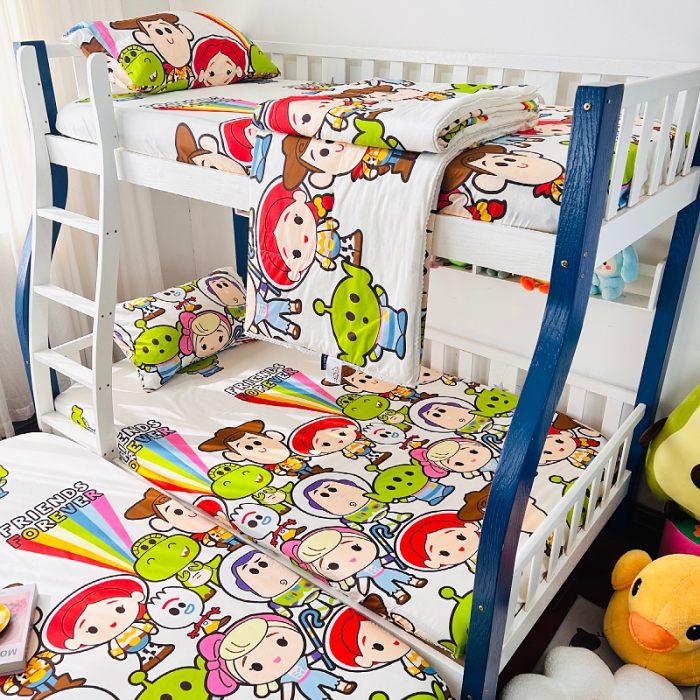 91家纺网 家纺一手货源 找家纺 小虾米 2023新款卡通系列全棉夏被 巴斯光年