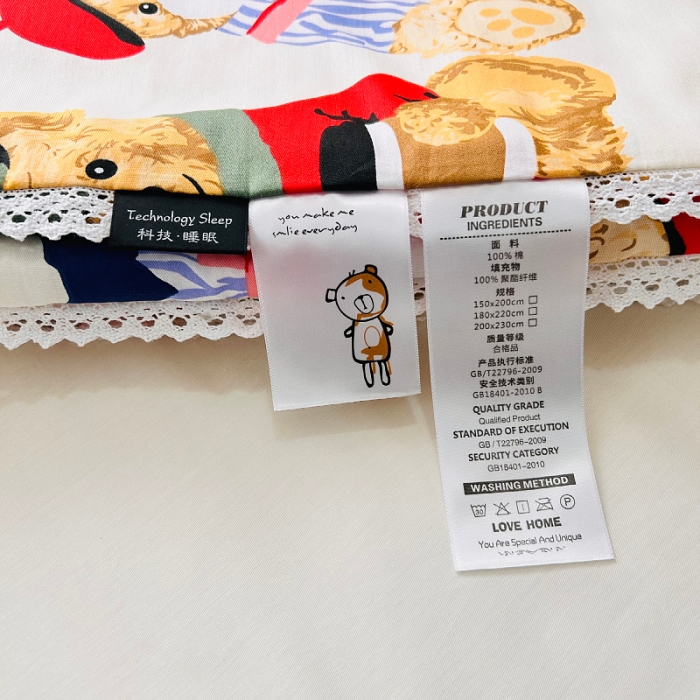 91家纺网 家纺一手货源 找家纺 小虾米 2023新款卡通系列全棉夏被 邦迪仔