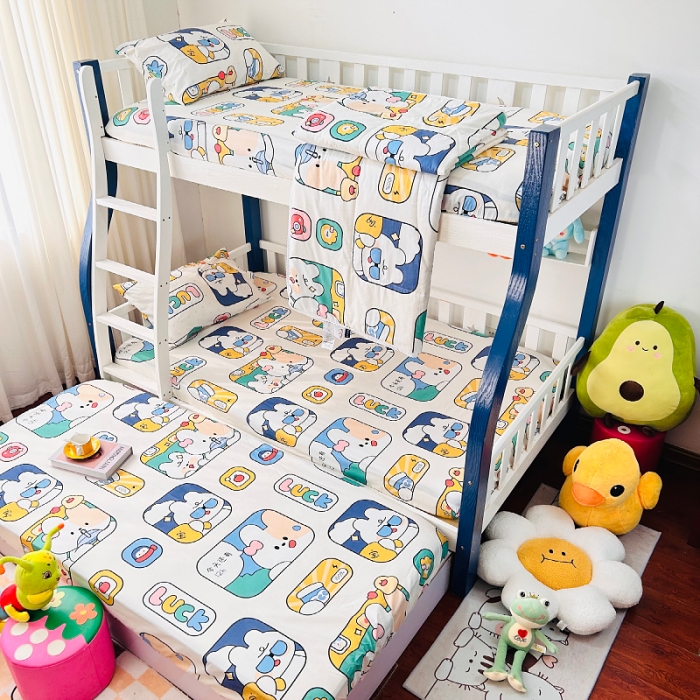 91家纺网 家纺一手货源 找家纺 小虾米 2023新款卡通系列全棉夏被 莱克星球