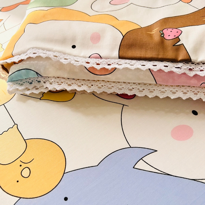 91家纺网 家纺一手货源 找家纺 小虾米 2023新款卡通系列全棉夏被 萝卜女孩