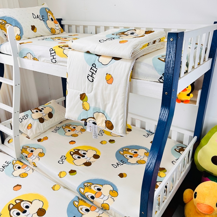 91家纺网 家纺一手货源 找家纺 小虾米 2023新款卡通系列全棉夏被 奇奇和蒂蒂