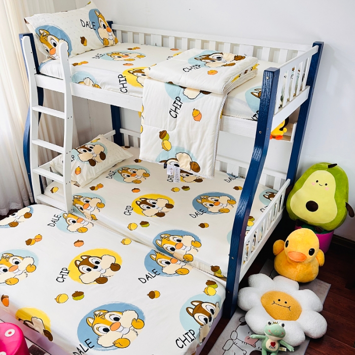 91家纺网 家纺一手货源 找家纺 小虾米 2023新款卡通系列全棉夏被 奇奇和蒂蒂