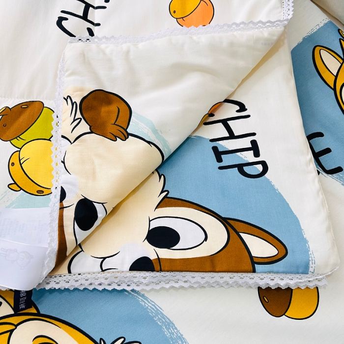 91家纺网 家纺一手货源 找家纺 小虾米 2023新款卡通系列全棉夏被 奇奇和蒂蒂