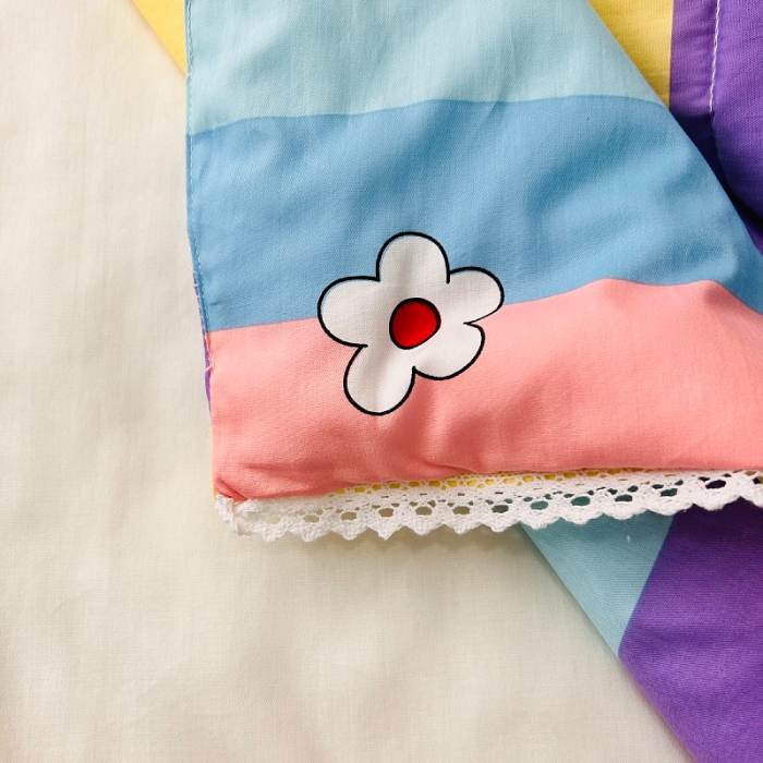 91家纺网 家纺一手货源 找家纺 小虾米 2023新款卡通系列全棉夏被 天真小兔