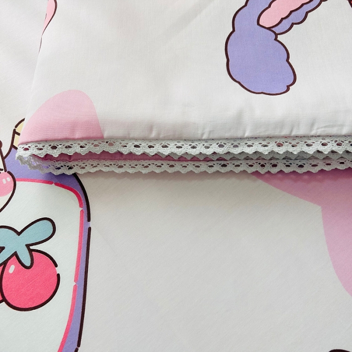 91家纺网 家纺一手货源 找家纺 小虾米 2023新款卡通系列全棉夏被 甜睡兔宝