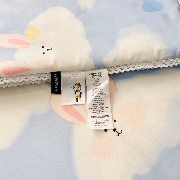 91家纺网 家纺一手货源 找家纺 小虾米 2023新款卡通系列全棉夏被 阳光彩虹