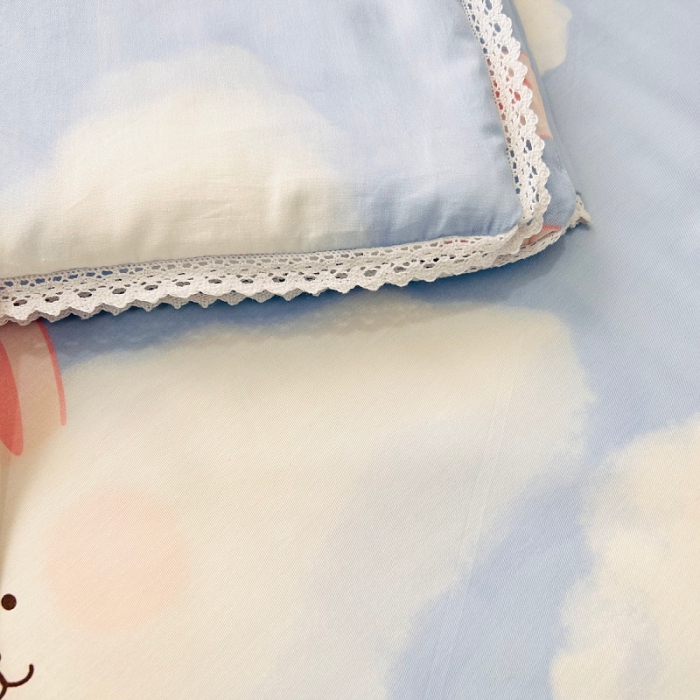 91家纺网 家纺一手货源 找家纺 小虾米 2023新款卡通系列全棉夏被 阳光彩虹