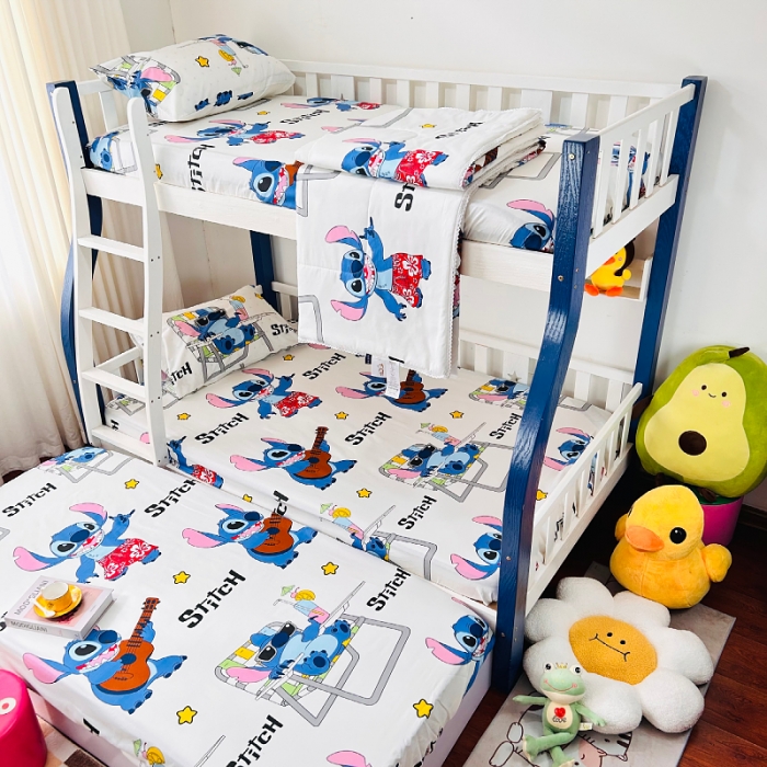 91家纺网 家纺一手货源 找家纺 小虾米 2023新款卡通系列全棉夏被 摇滚史迪仔