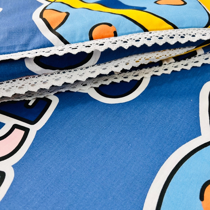 91家纺网 家纺一手货源 找家纺 小虾米 2023新款卡通系列全棉夏被 宇宙空间站