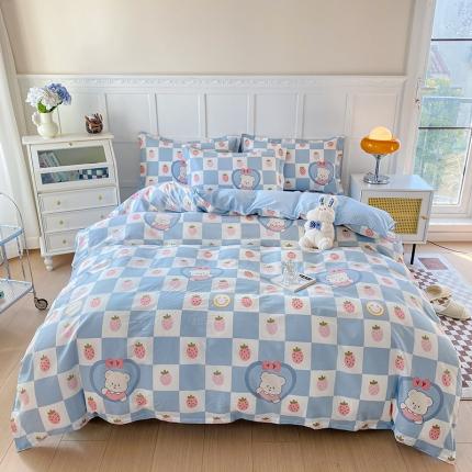 91家纺网 家纺一手货源 找家纺 （总）帛织澜  2025新款全棉喷气12868系列纯棉四件套