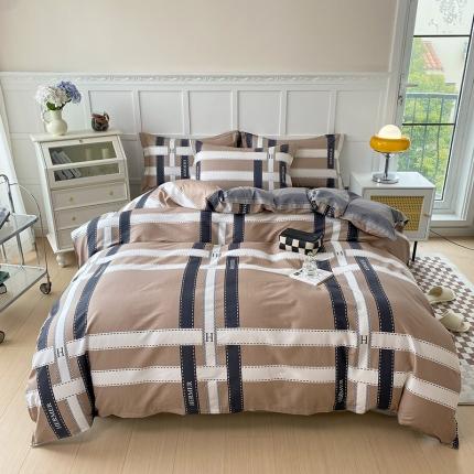 91家纺网 家纺一手货源 找家纺 （总）帛织澜  2025新款全棉喷气12868系列纯棉四件套