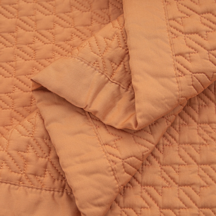 91家纺网 家纺一手货源 找家纺 卡奥  2023新款天丝床盖夏被 雾橙