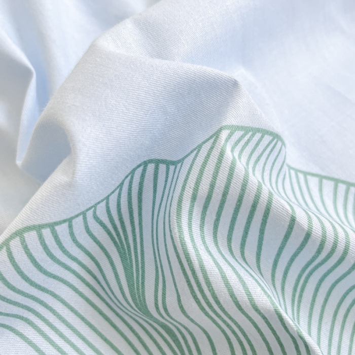 91家纺网 家纺一手货源 找家纺 (总) 菲梵  2025年新款喷气小清新全棉印花单品被套