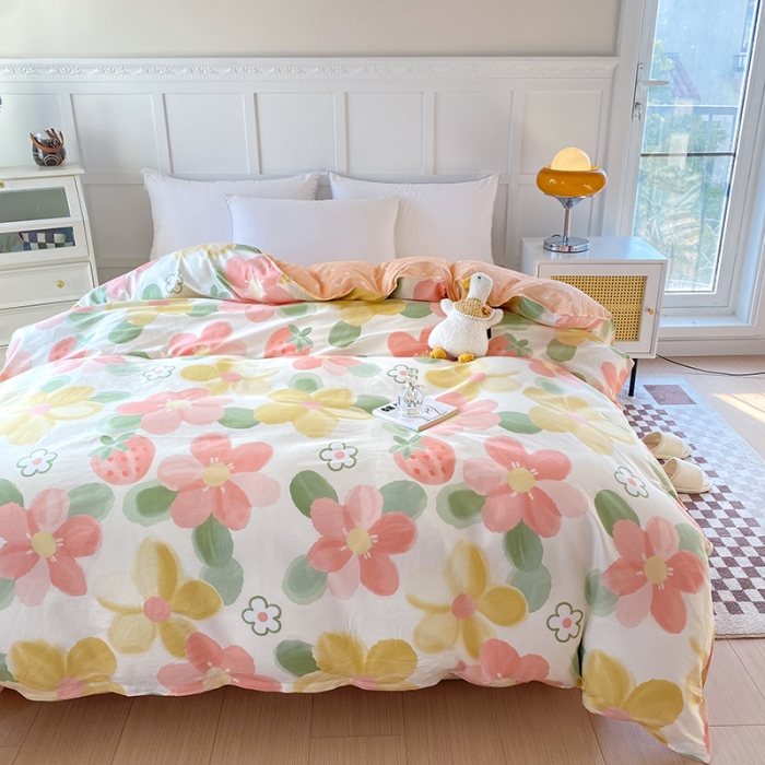 91家纺网 家纺一手货源 找家纺 （总）帛织澜 2025新款全棉喷气12868系列纯棉单被套