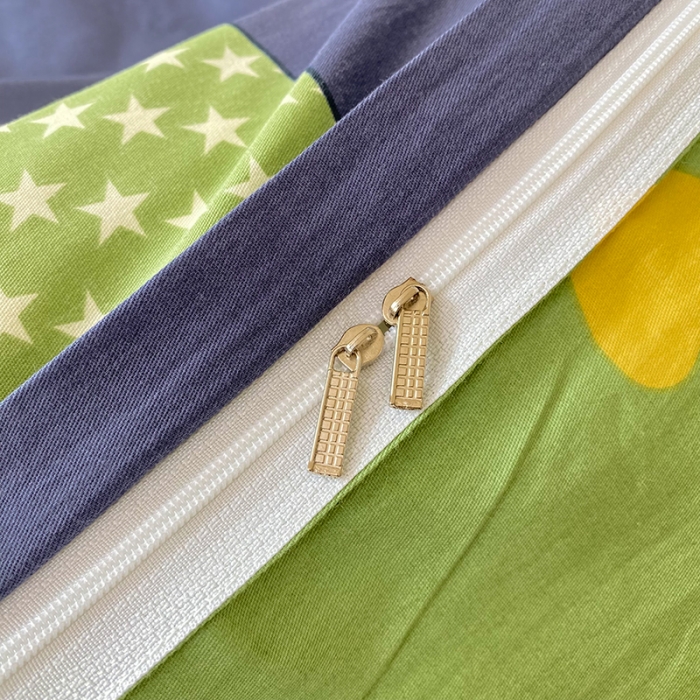 91家纺网 家纺一手货源 找家纺 帛织澜 2025新款全棉喷气12868系列纯棉单被套 草莓园