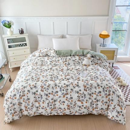 帛织澜 2025新款全棉喷气12868系列纯棉单被套 花千骨