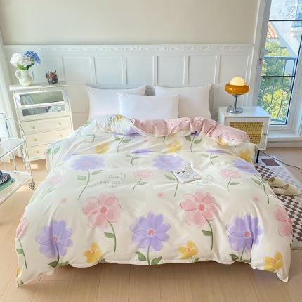 帛织澜 2025新款全棉喷气12868系列纯棉单被套 惊鸿仙子