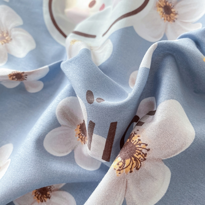 91家纺网 家纺一手货源 找家纺 帛织澜 2025新款全棉喷气12868系列纯棉单被套 洛可可