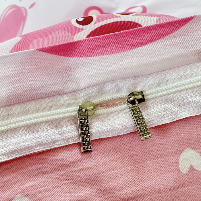 91家纺网 家纺一手货源 找家纺 帛织澜 2025新款全棉喷气12868系列纯棉单被套 甜心乐园