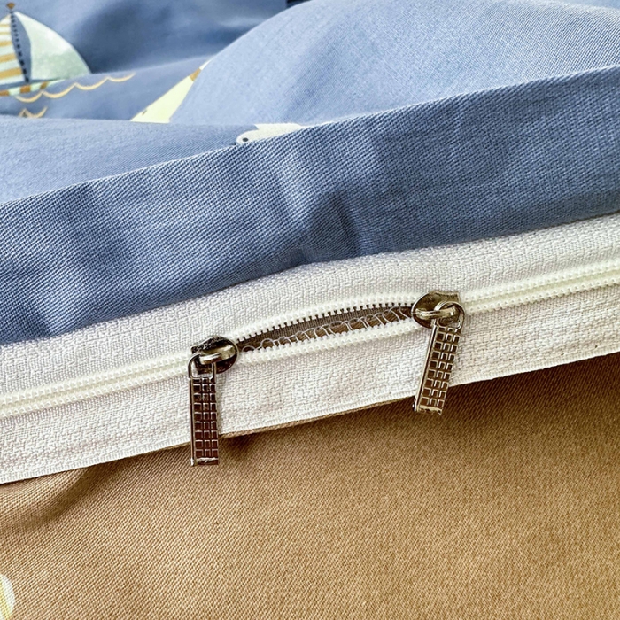 91家纺网 家纺一手货源 找家纺 帛织澜 2025新款全棉喷气12868系列纯棉单被套 玩具乐园-兰