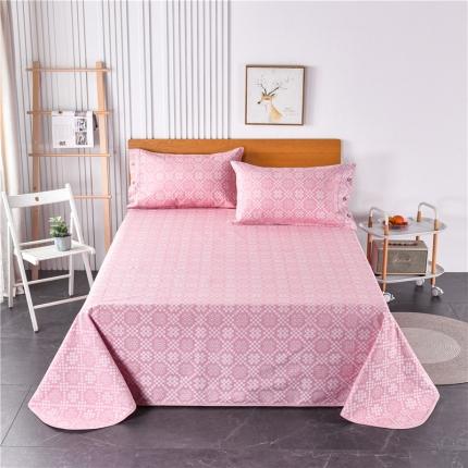 91家纺网 家纺一手货源 找家纺 （总）2025新款纯棉色织提花老粗布凉席三件套