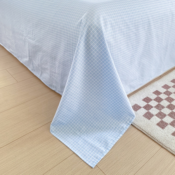 91家纺网 家纺一手货源 找家纺 帛织澜 2025新款全棉喷气12868系列纯棉床单 草莓小熊