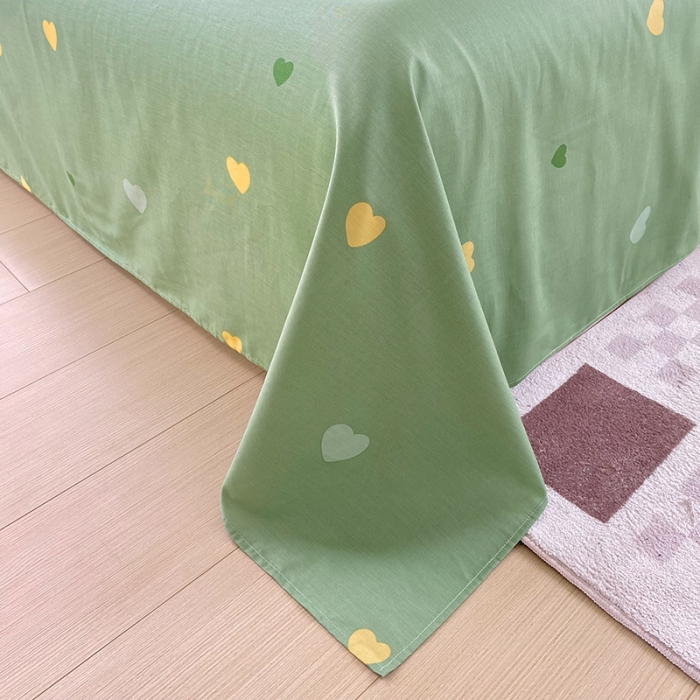 91家纺网 家纺一手货源 找家纺 帛织澜 2025新款全棉喷气12868系列纯棉床单 草莓园