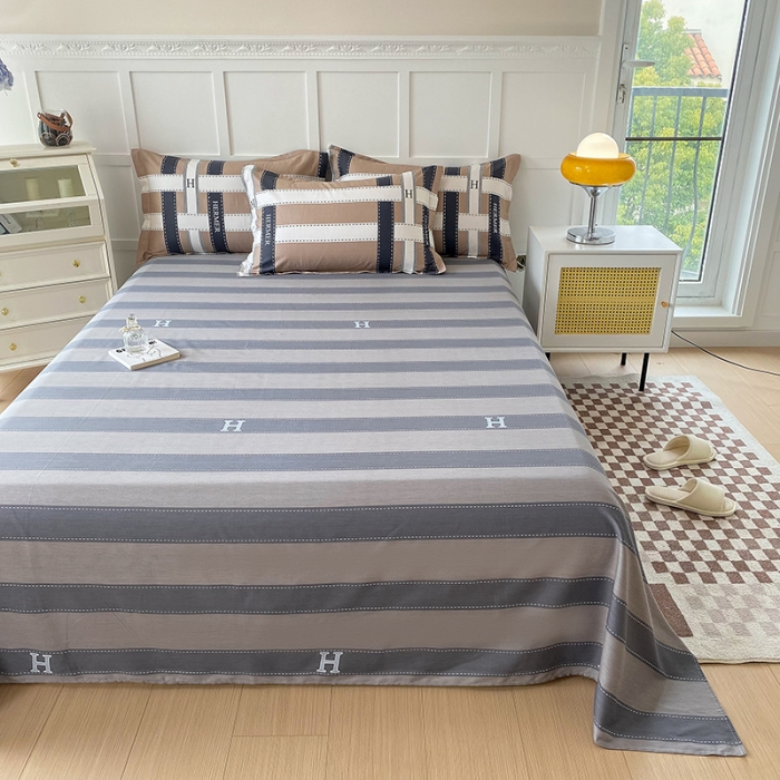 91家纺网 家纺一手货源 找家纺 帛织澜 2025新款全棉喷气12868系列纯棉床单 格调印象