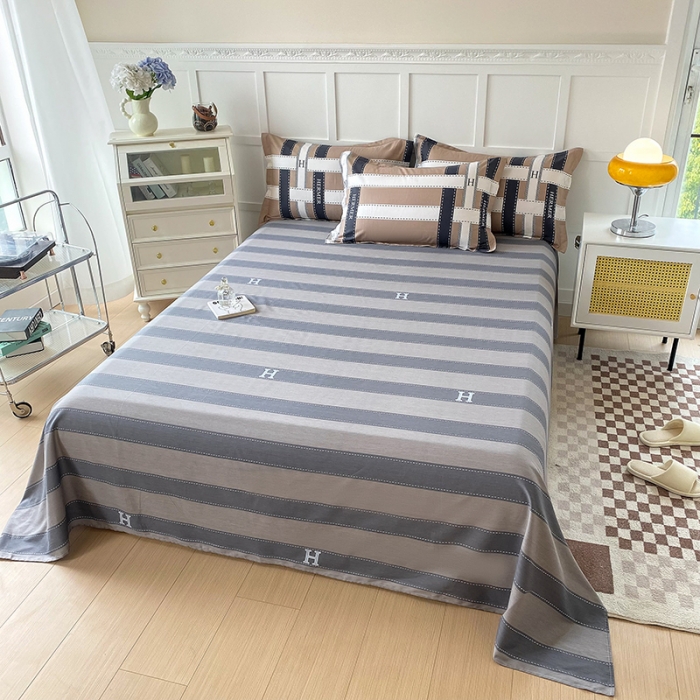 91家纺网 家纺一手货源 找家纺 帛织澜 2025新款全棉喷气12868系列纯棉床单 格调印象