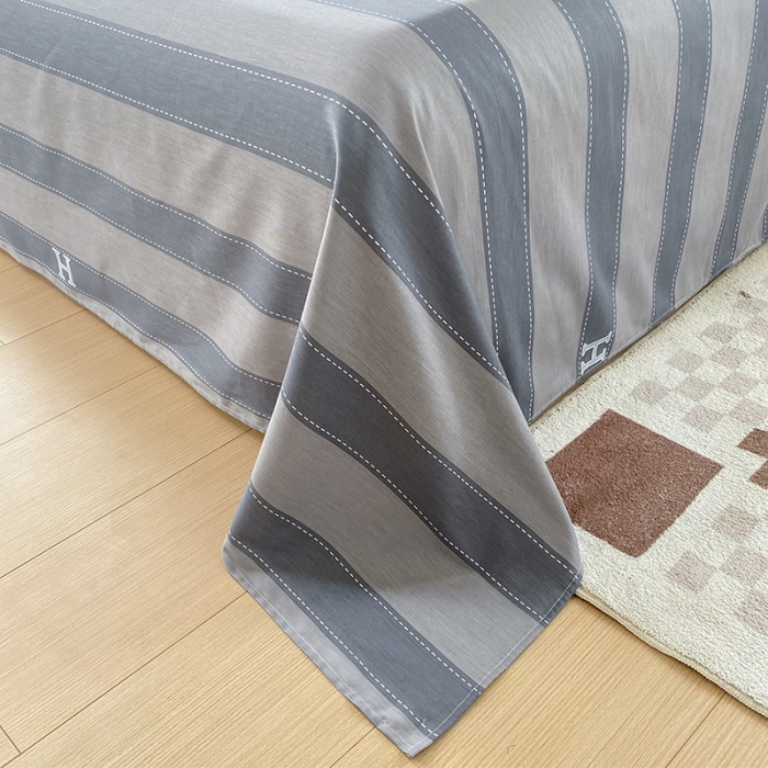 91家纺网 家纺一手货源 找家纺 帛织澜 2025新款全棉喷气12868系列纯棉床单 格调印象