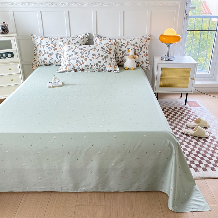 91家纺网 家纺一手货源 找家纺 帛织澜 2025新款全棉喷气12868系列纯棉床单 花千骨