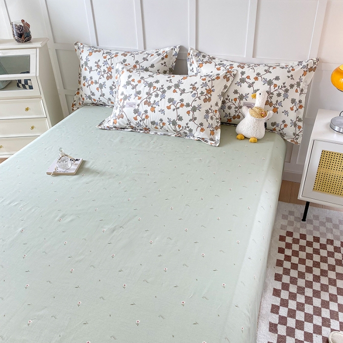 91家纺网 家纺一手货源 找家纺 帛织澜 2025新款全棉喷气12868系列纯棉床单 花千骨