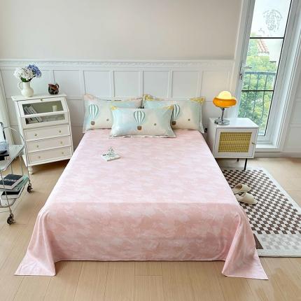 帛织澜 2025新款全棉喷气12868系列纯棉床单 热气球