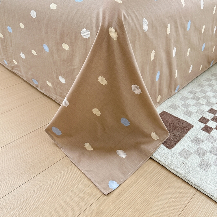 91家纺网 家纺一手货源 找家纺 帛织澜 2025新款全棉喷气12868系列纯棉床单 玩具乐园-兰