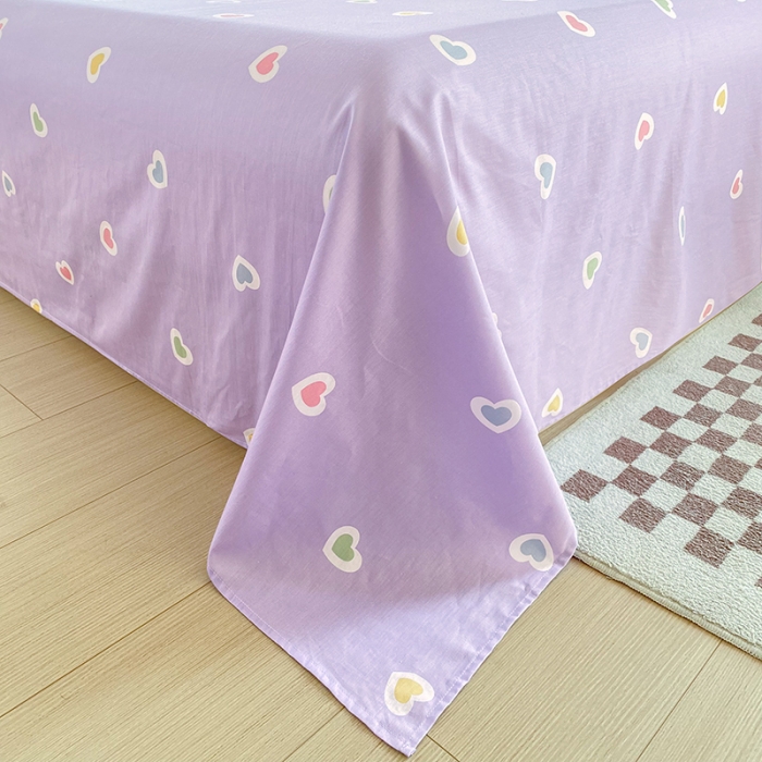 91家纺网 家纺一手货源 找家纺 帛织澜 2025新款全棉喷气12868系列纯棉床单 星星点灯