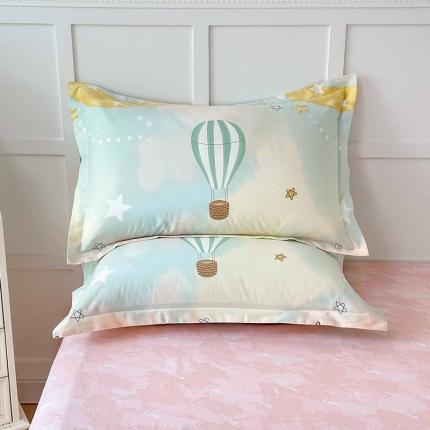 91家纺网 家纺一手货源 找家纺 帛织澜  2025新款全棉喷气12868系列纯棉枕套 热气球