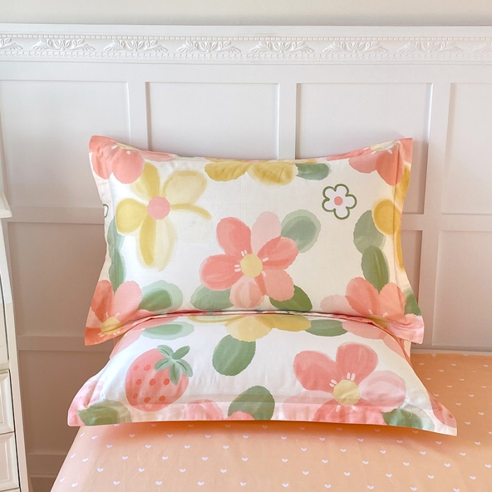 91家纺网 家纺一手货源 找家纺 （总）帛织澜  2025新款全棉喷气12868系列纯棉枕套