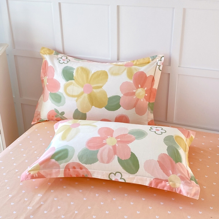 91家纺网 家纺一手货源 找家纺 （总）帛织澜  2025新款全棉喷气12868系列纯棉枕套