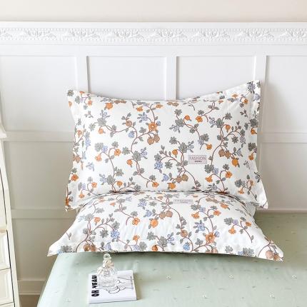 帛织澜  2025新款全棉喷气12868系列纯棉枕套 花千骨