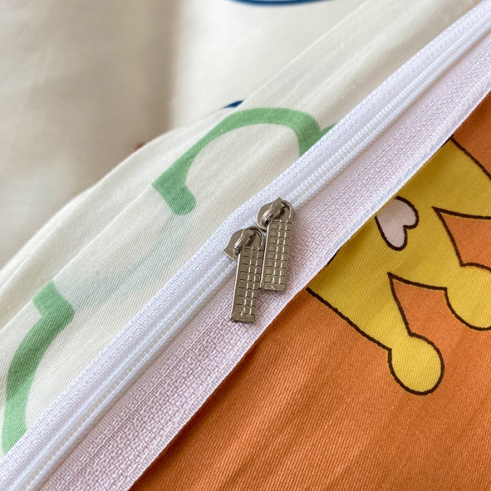 91家纺网 家纺一手货源 找家纺 帛织澜  2025新款全棉喷气12868系列纯棉枕套 萝卜兔