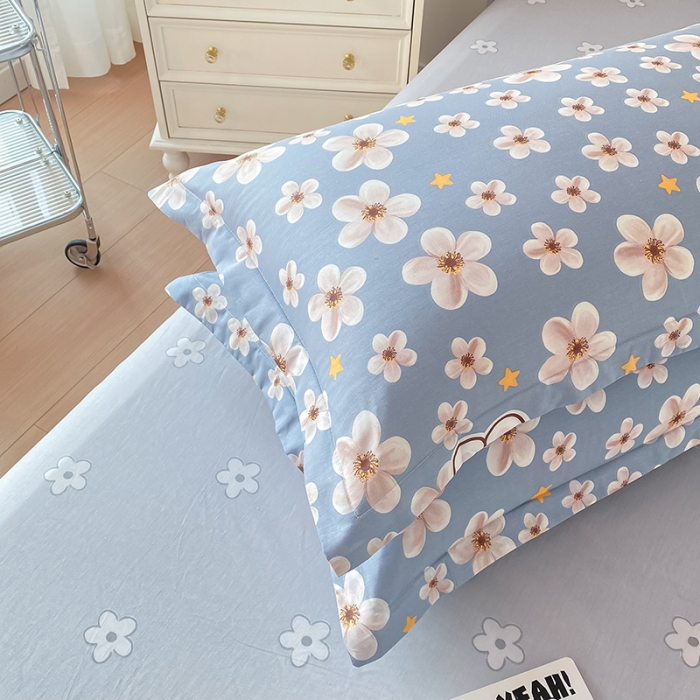 91家纺网 家纺一手货源 找家纺 帛织澜  2025新款全棉喷气12868系列纯棉枕套 洛可可