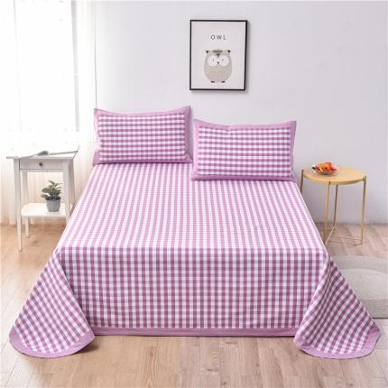 91家纺网 家纺一手货源 找家纺 （总）韩后2025新款全棉色织老粗布凉席三件套