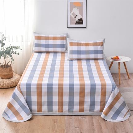 91家纺网 家纺一手货源 找家纺 （总）韩后2025新款全棉色织老粗布凉席三件套