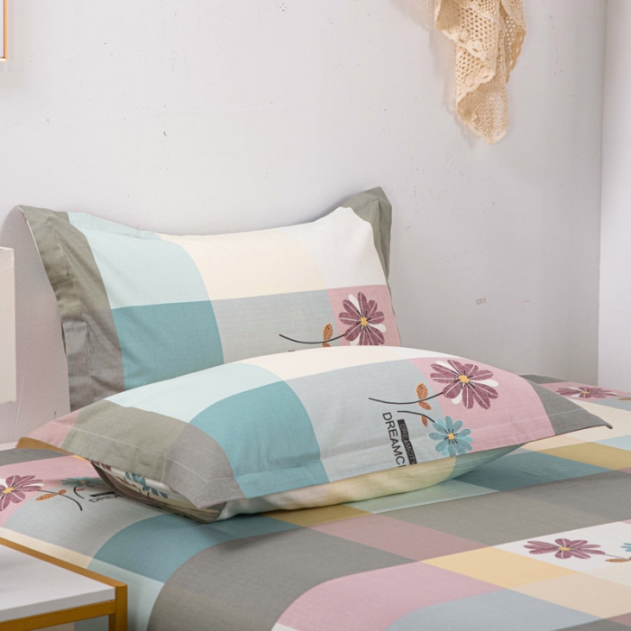 91家纺网 家纺一手货源 找家纺 登登家纺 2025新款全棉13070四件套 朵拉