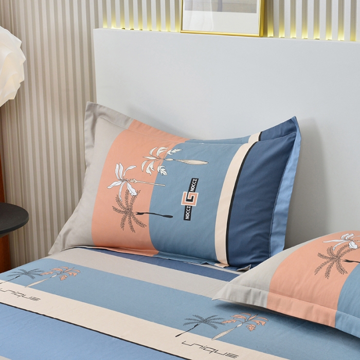 91家纺网 家纺一手货源 找家纺 登登家纺 2025新款全棉13070四件套 假日印象