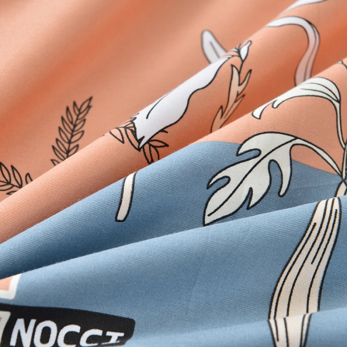 91家纺网 家纺一手货源 找家纺 登登家纺 2025新款全棉13070四件套 假日印象