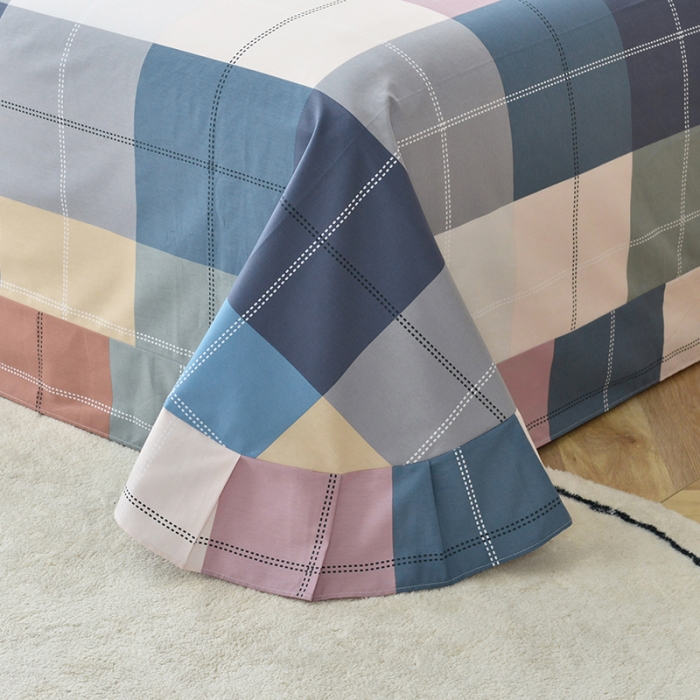 91家纺网 家纺一手货源 找家纺 登登家纺 2025新款全棉13070四件套 经典格调