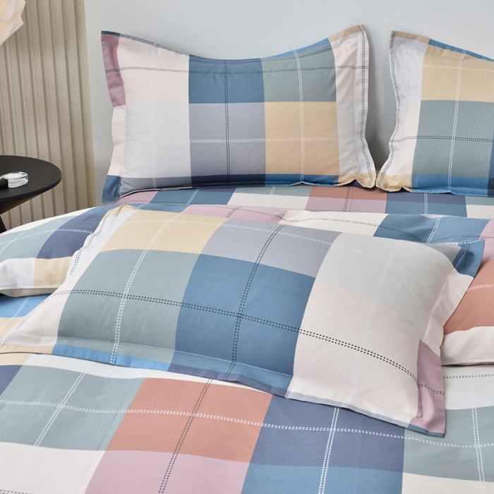 91家纺网 家纺一手货源 找家纺 登登家纺 2025新款全棉13070四件套 经典格调